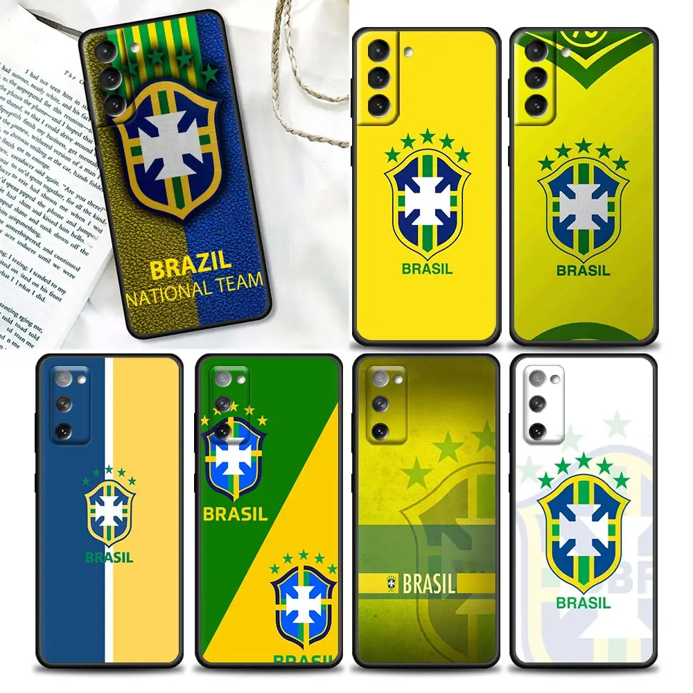 

Funda Coque Case for Samsung Galaxy S22 S23 S9 S10e S21 S20 Fe Plus Ultra 5G Case Capa Flag Of Brazilian Italian Football Team