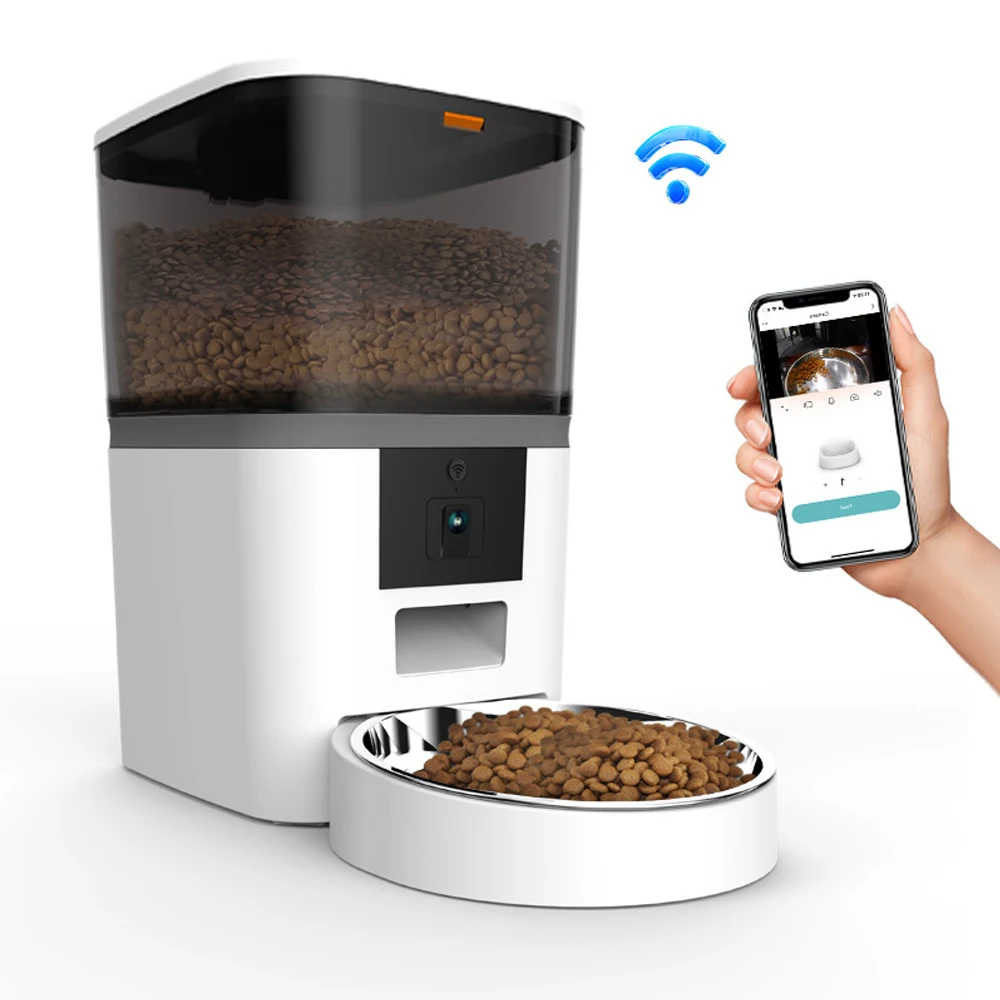 4L Timing Feeder APP Smart Pet Feeder Dog Food Automatic Dispenser with Camera Suitable for Small Cats and Dogs Remote Feeding 4L Timing Feeder APP Smart Pet Feeder Dog Food Automatic Dispenser with Camera Suitable for Small Cats and Dogs Remote Feeding