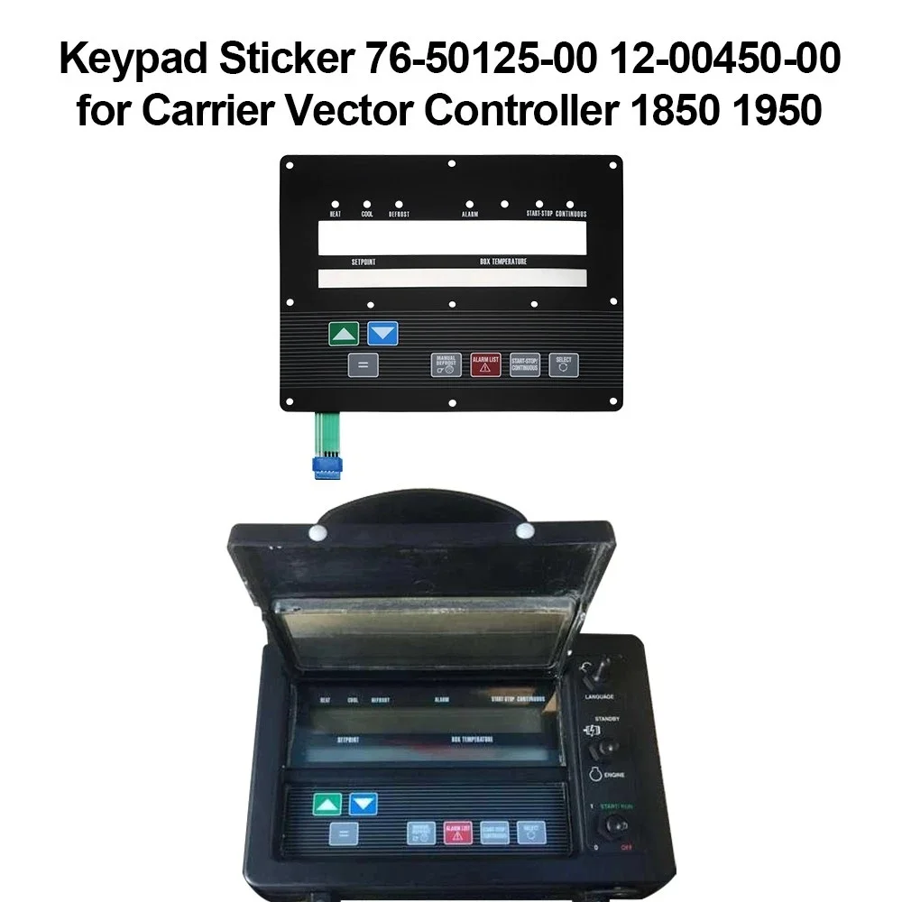 Фото Наклейка на клавиатуру 76-50125-00 12-00450-00 для контроллера Carrier Vector 1950 1850 №2