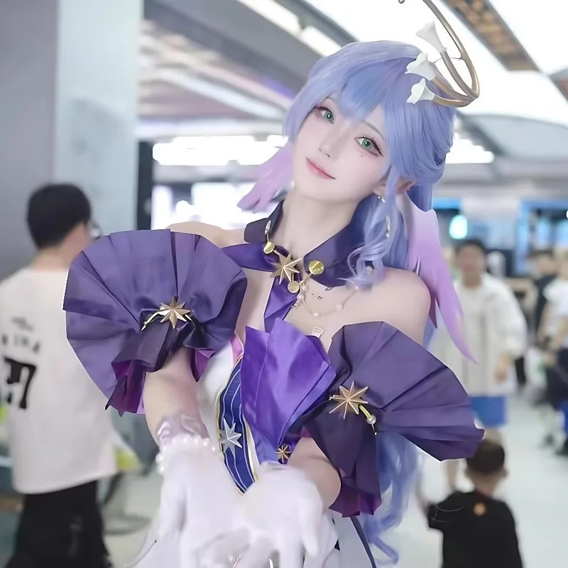 Робин Косплей Honkai Star Rail Костюм Игровые Фигурки Хэллоуин Платья Парик Униформа