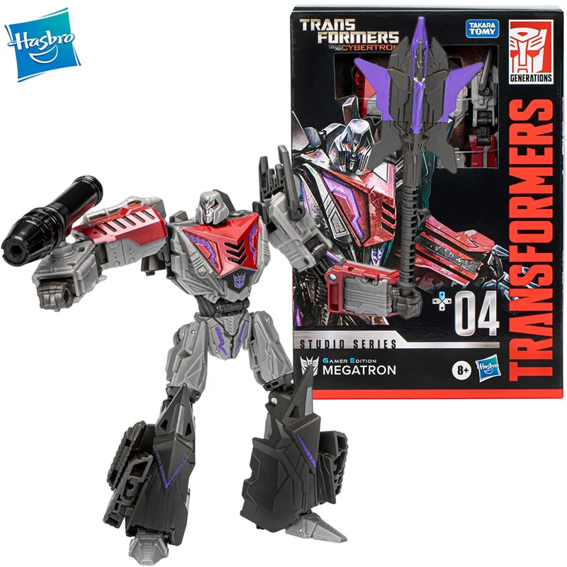 

In Stock Hasbro Transformers WFC STUDIO SERLES SSGE-04 Gamer Edition Megatron Ver. 16.5CM Anime Action Figures Model Collin Toy