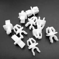 10pcs car hood support prop rod clips white fastener rivets clips holder stand accessories 53452 90351 for toyota 4runner tacoma