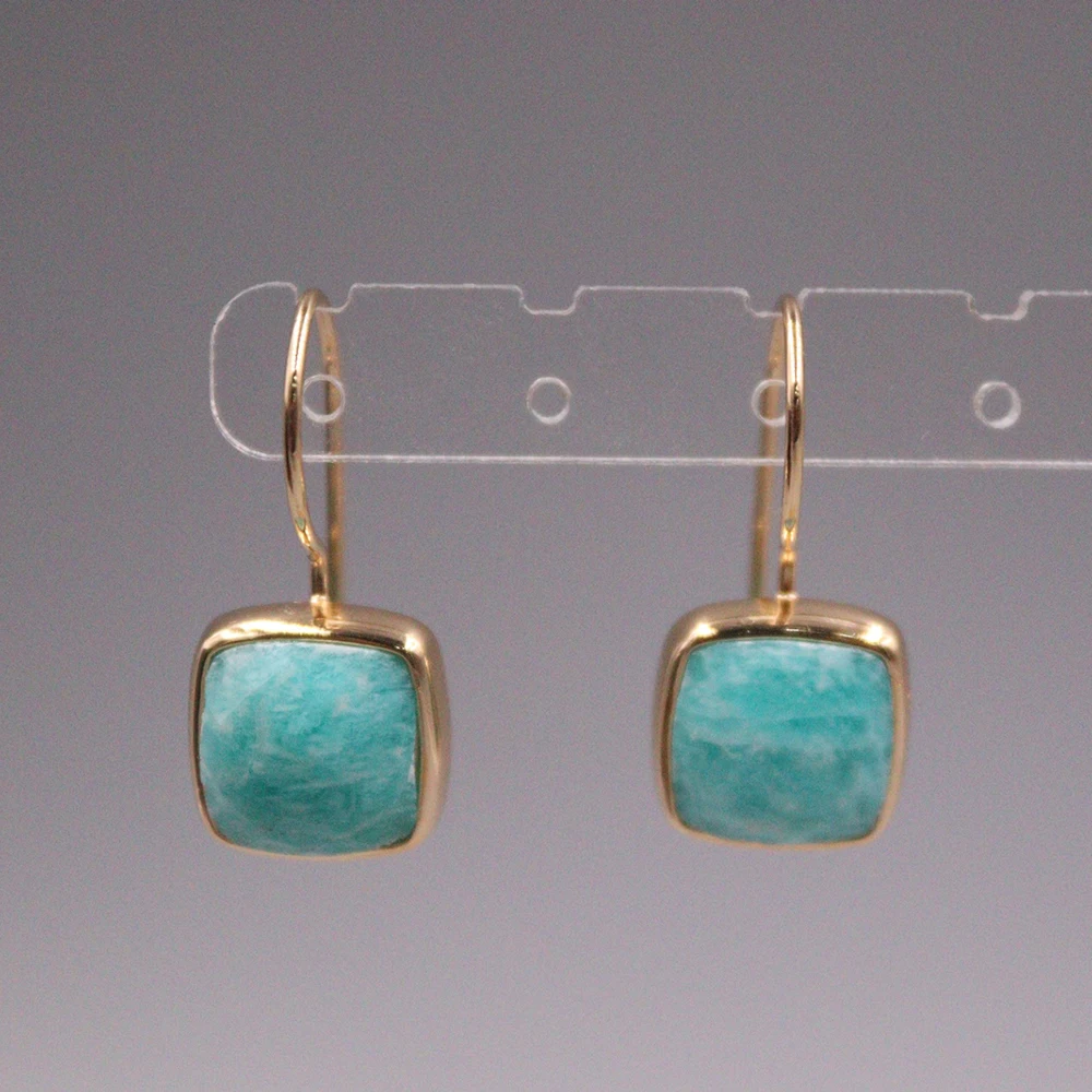 Твердая искусственная Серебряная лампа с амазонитом