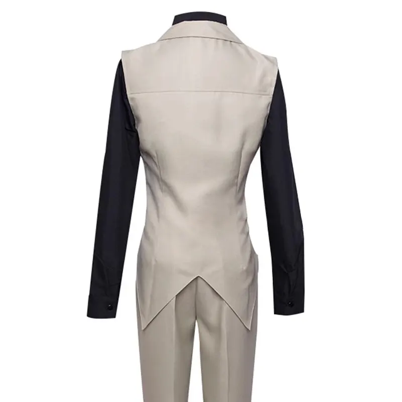 Аниме Bungo Kunikida Doppo костюмы для косплея мужской жилет рубашка брюки наряд наборы