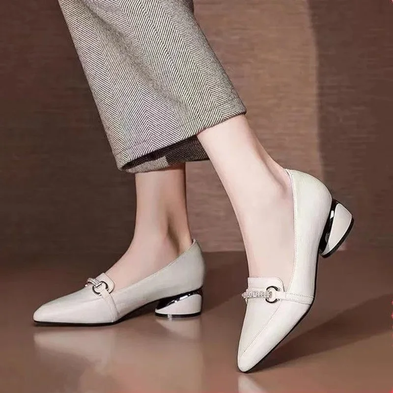 

Женские туфли-лодочки на каблуке Tacon, милая зеленая обувь без застежек, цвет черный, лето 2019