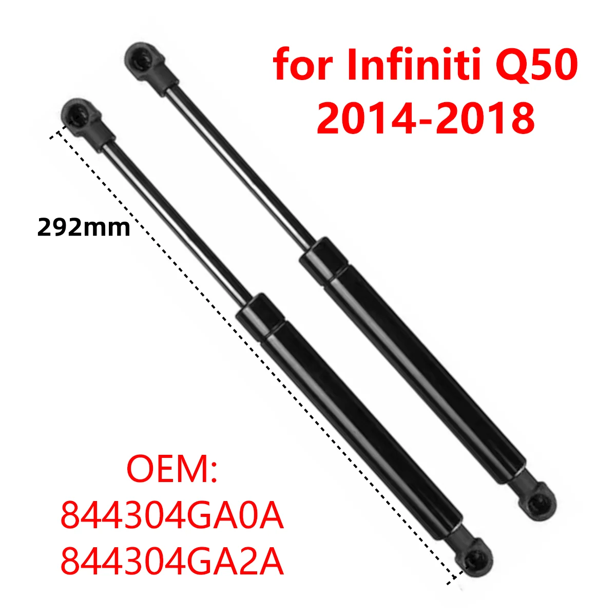 

2 шт. 844304GA0A для Infiniti Q50 2013-2024, задний багажник автомобиля, задняя дверь багажника, газовые стойки, подъемная опора, амортизаторы
