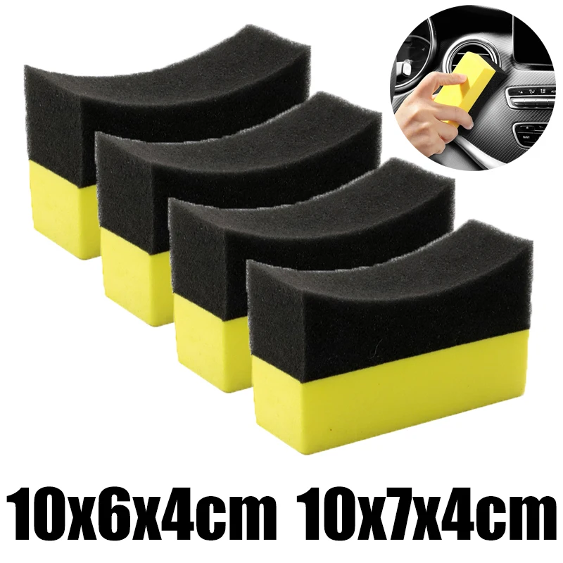 

1/2/4Pcs Car Wheel Cleaning Sponge Water Suction Tire Wash Wiper Sponge Wax Polishing Tyre Brush Car Wash Cleaning Accessories