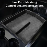 silica gel car compartment storage box for ford mustand mach e abs center console control