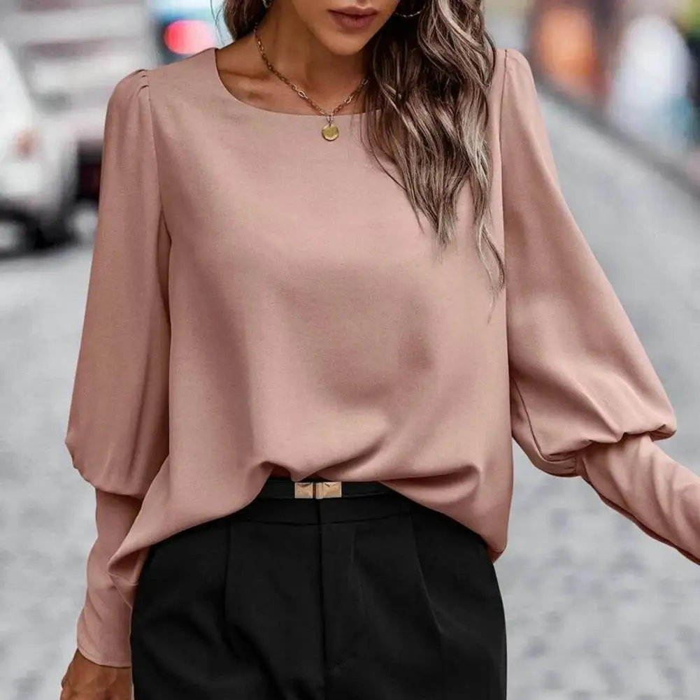 

Women's Long Sleeve Top is made of lightweight polyester fabric that is soft and comfortable. Everyday wear.