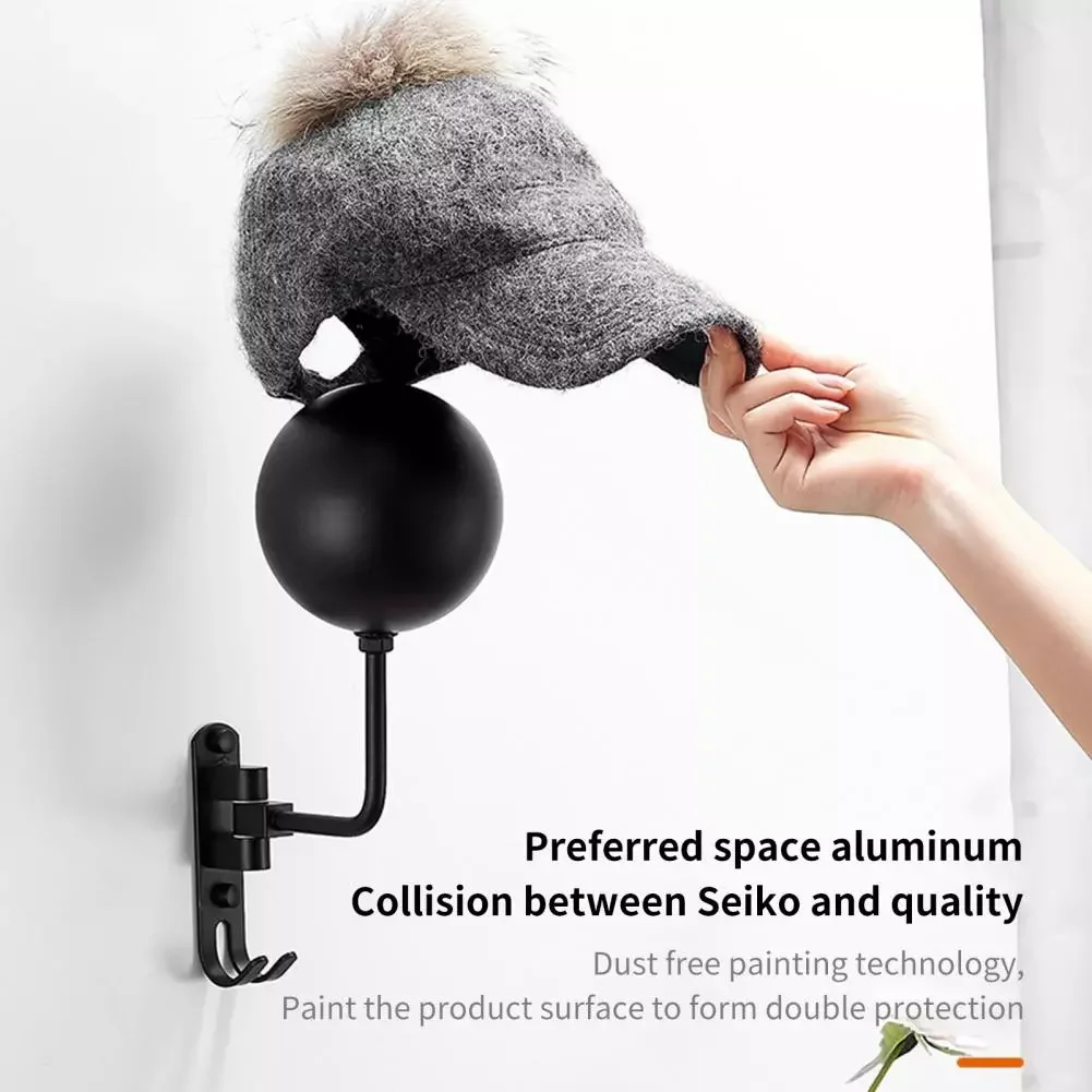 Космическая Алюминиевая Подставка для шлема держатель шляпы настенный крючок