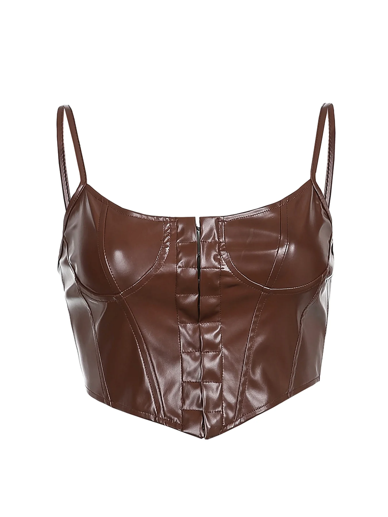 Rockmore женский корсет-бюстье укороченный топ коричневый уличная одежда из