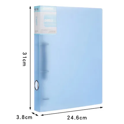 

Папка-органайзер A4, 4 кольца, прозрачная