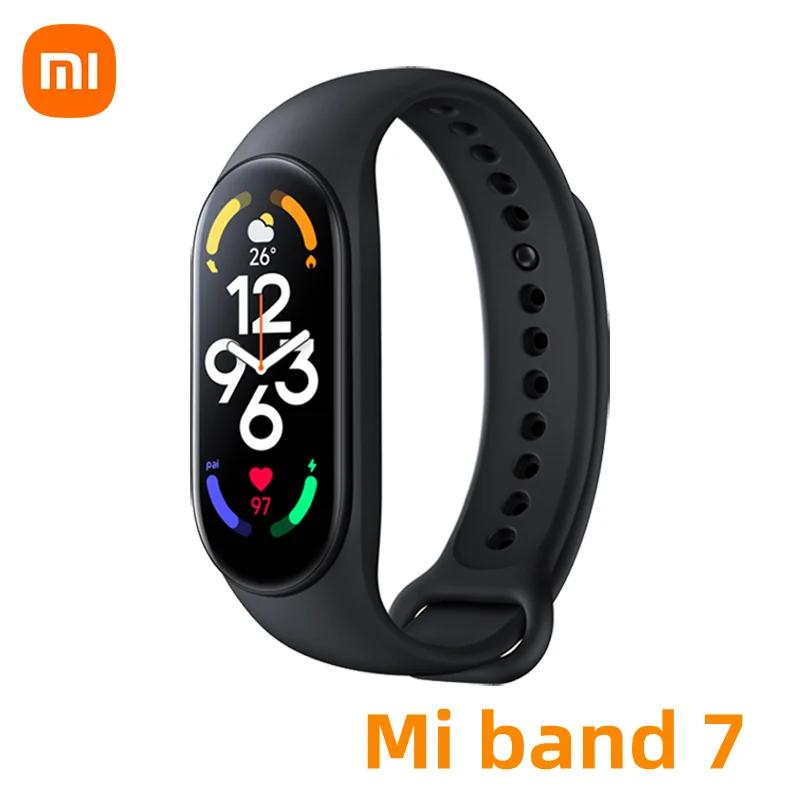 

Смарт-браслет Mi Band 7, 1,62 дюйма, AMOLED, Bluetooth 5,2, 120 режимов