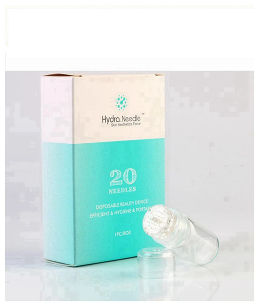 

FDA Hydra Roller 64 Hydra Needle 20 Pins Titanium Microneedle dermaroller Anti Aging Wrinkle Removal Derma Stamp