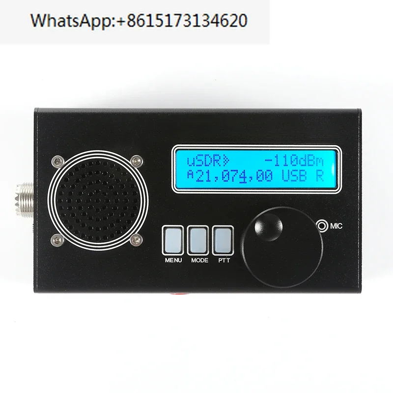 USDR/USDX HF QRP SDR Трансивер SSB/CW 8-диапазонный радиолюбитель 5 Вт с черным корпусом +