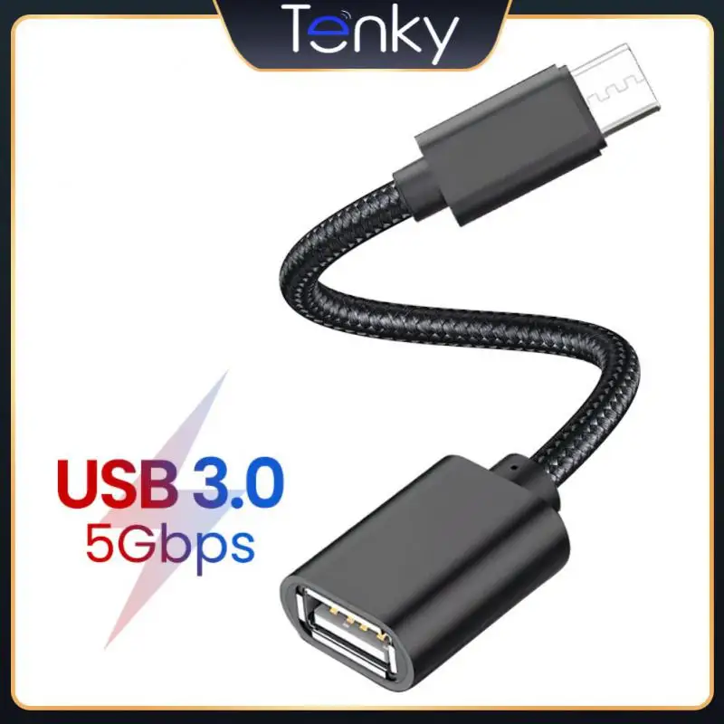 

Otg Cable High Speed Portable Type-c Adapter 5gbps Data Transfer Type C Male To Usb 3.0 Female Cable Adapter For Macbook Samsung