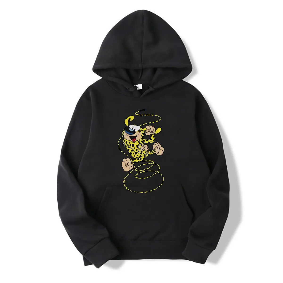 Gaston Lagaffe аниме Marsupilami весна с ушами в руках толстовка капюшоном Homme мужская
