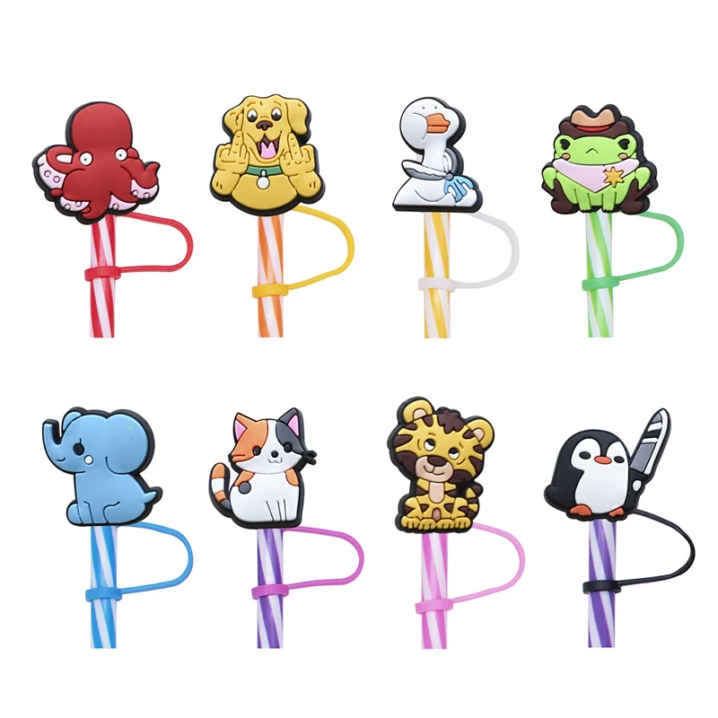 8 шт., одноразовые подвески в виде животных