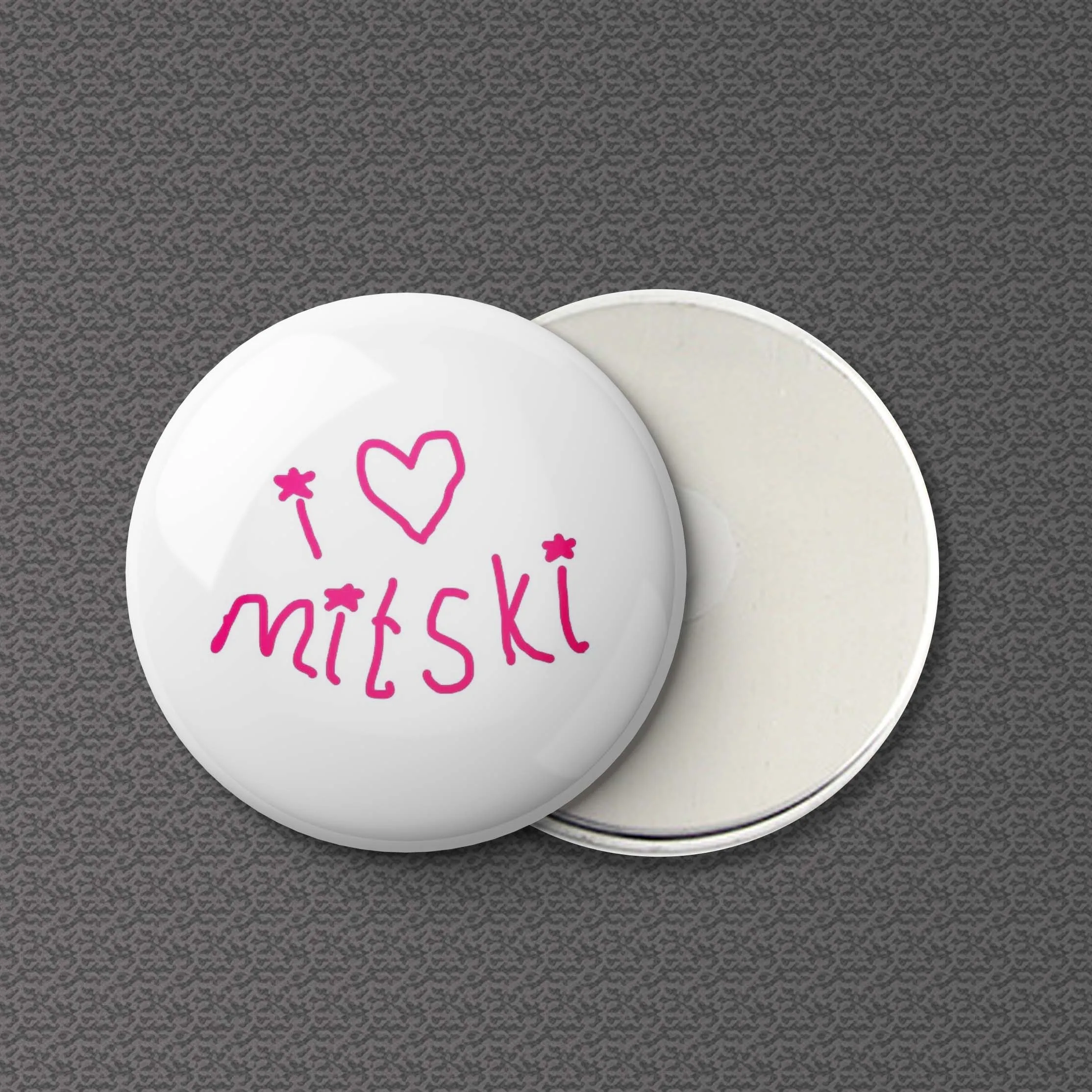 

I Heart Mitski магнит на холодильник, мультяшный декор для любимых, подарок на кухню, модная женская Милая доска, магнитные креативные металлические украшения