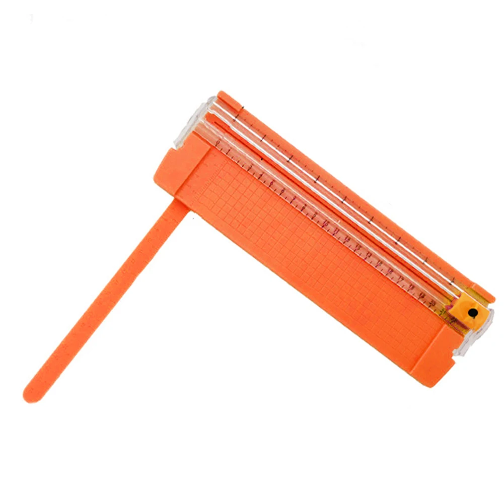 

Practical Home Scrapbooking Clear Scale Safe DIY Tool Paper Cutter Mini Portable Photo Trimmer Stationery Durable Card Office