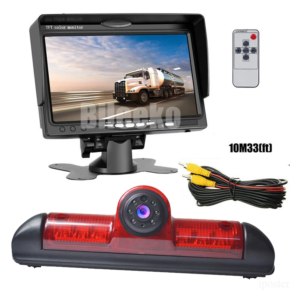 Bileeeko ° Парковочная Камера Заднего Вида С 7-дюймовым Монитором