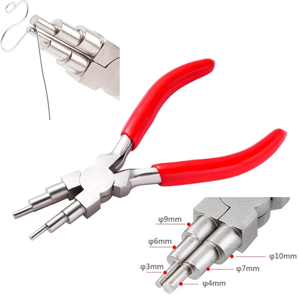

Jewelry Pliers Handheld Forming Jump Rings Bail Making Pliers For Carbon Steel Portable Jewelry Tool Wire Looper Hand Tool