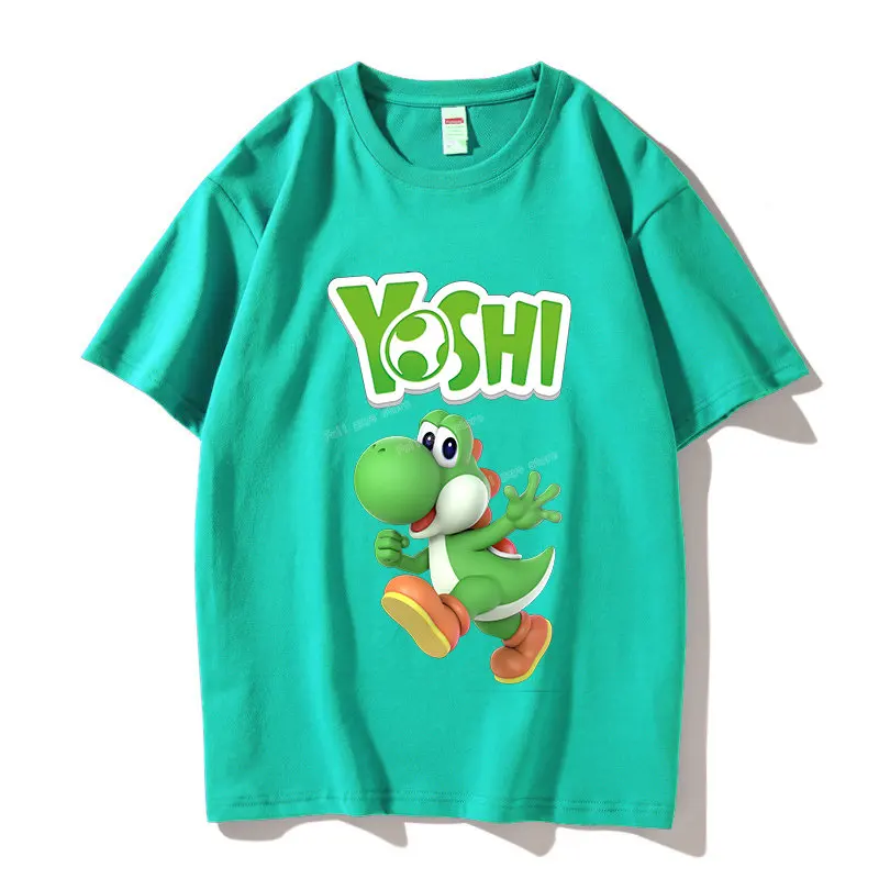 Футболка Super Mario для детей одежда мальчиков и девочек детские топы с коротким