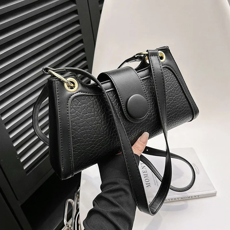 

Fashion Shoulder Side Bag for Women 2023 Small PU Leather Crossbody Bag 2023 Trend Designer Female Handbags and Purse