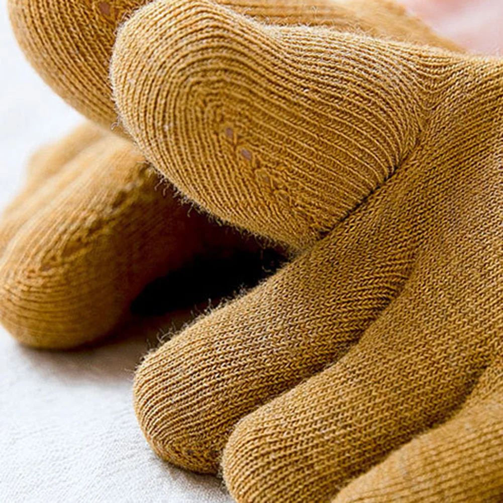 1 Pair Five Finger Socks Pure Cotton Sports Breathable Comfortable Toe Socks Non-slip Invisible Anti Friction Women's Boat Socks