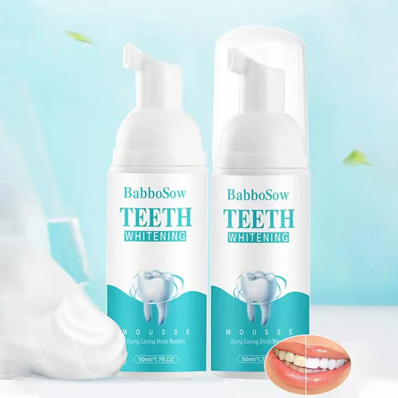 

Tooth Cleaning Mousse Toothpaste Mouthwash Fresh Breath Tooth Stain Removal Brightening Whitening Bleaching Oral Hygiene Care