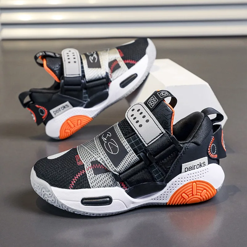 Boys Men Basketball Shoes 2022 New Brand Kids Sneakers Outdoor Big Kids Non-slip Sports Shoes Footwear Shoes Basket Sport