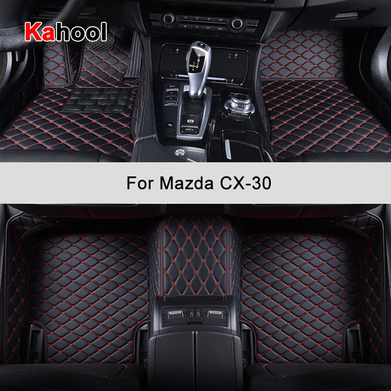

KAHOOL Custom Car Floor Mats For Mazda CX-30 CX30 Auto Accessories Foot Carpet