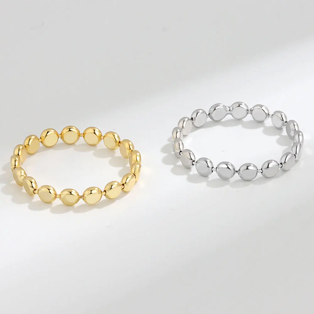 

Round Rings 925 Silver Customizable Name Family Name Rings 18K Gold Plated Rings Luxury Jewelry Christmas Gifts for Women