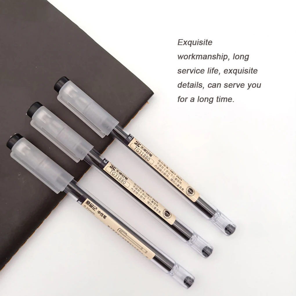 

12 Pieces Neutral Pens Gifts Extra-Fine Black Ink Pen School Exam Signature Writing Tool for Company Accessories