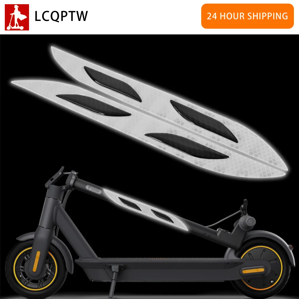 

Night Safety Warning Reflective Stickers For Xiaomi M3651S Pro for Mi3 Electric Scooter Strips Carbon Fiber Accessory Part