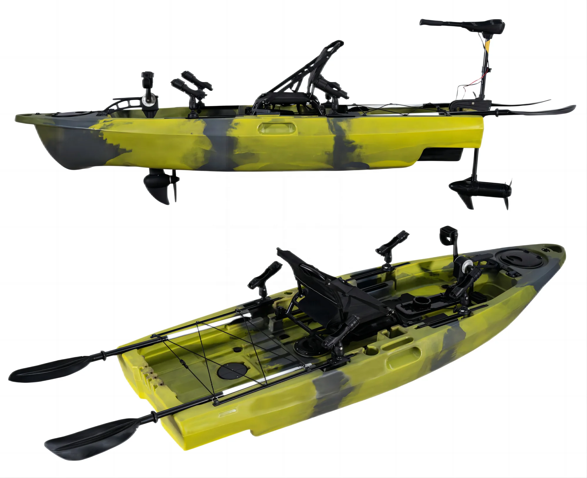 Fishing Pedal Drive System  With Pedals For Ocean &lakes & Rivers