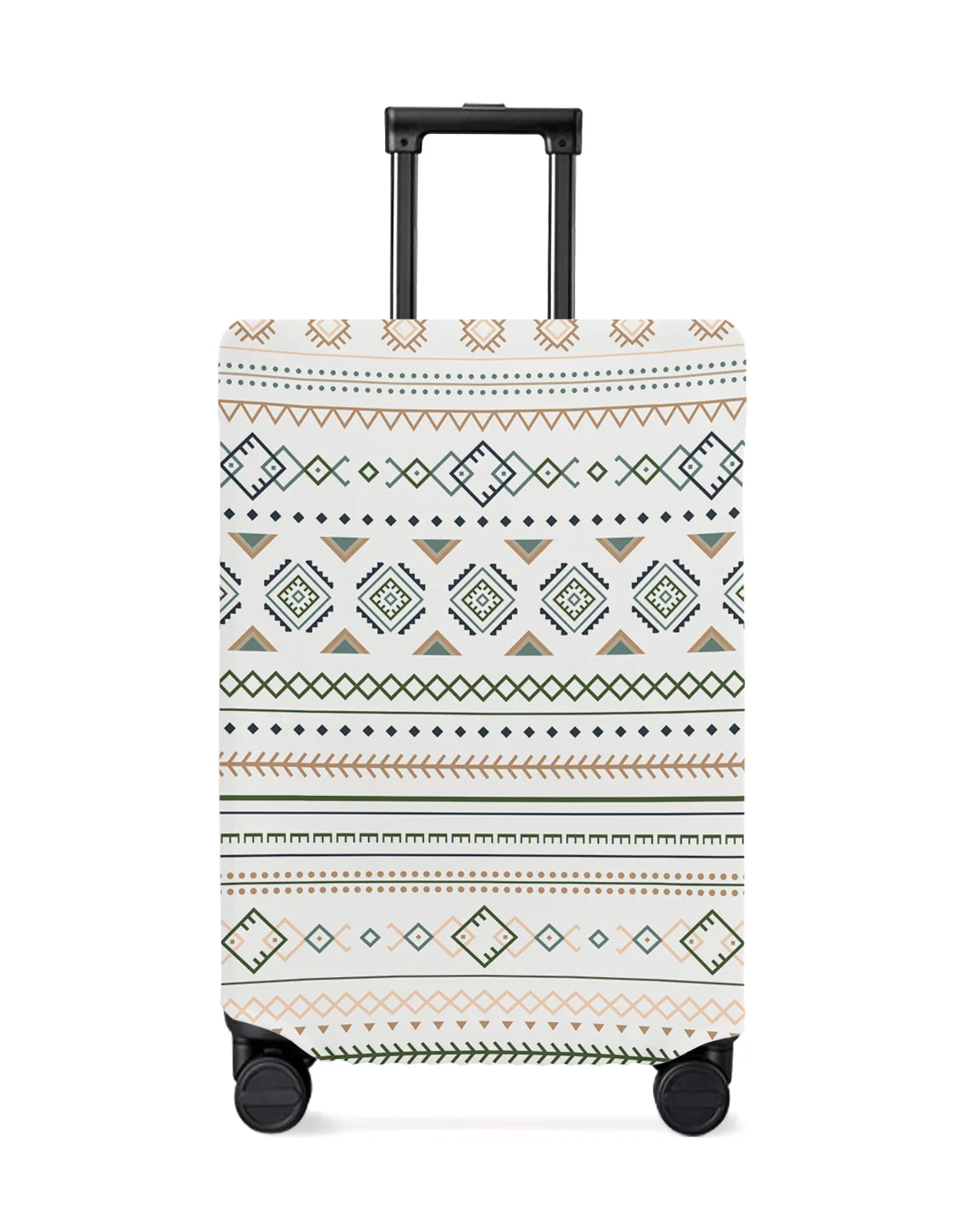 

Bohemian Style Geometric Shapes Travel Luggage Cover Elastic Baggage Cover Suitcase Case Dust Cover Travel Accessories