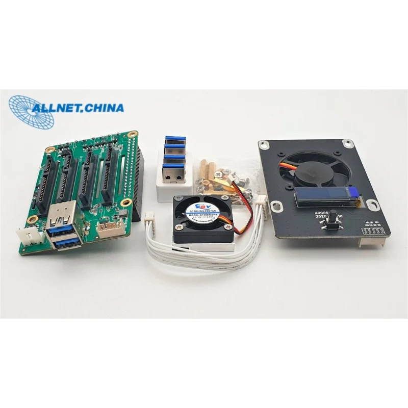 

Двойной/четырехъядерный Корпус SATA для RASPBERRY PI 4 или RASPBERRY PI 3/3B +