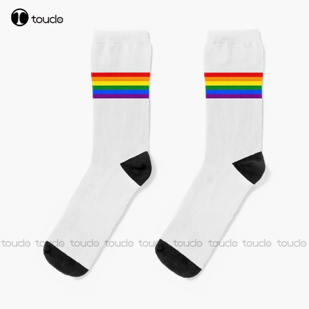 

Pride Stripe Socks High Quality Cute Elegant Lovely Kawaii Cartoon Sweet Cotton Sock Funny Art Streetwear Colorful Cartoon Socks