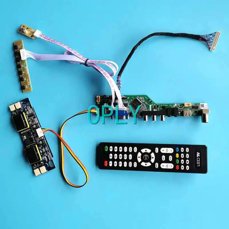 

LCD Monitor Matrix Controller Board Fit M201P1-L01/L02/L03/L05 20.1" VGA AV USB HDMI-Compatible 30 Pin LVDS 4CCFL Kit 1400*1050