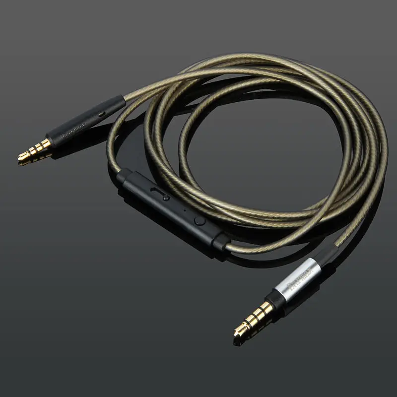 

Silver Replace Audio Cable Mic For Bose Around Ear AE II SoundLink/SoundTrue On-Ear OE2/OE2i HEADPHONES