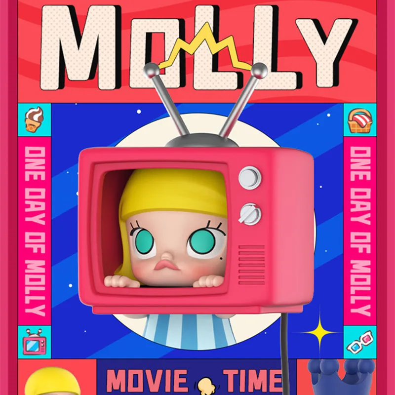 

12 шт./лот оригинальная попмарт Молли день слепой Случайная коробка игрушки животные экшн-фигурки Угадай пакет сюрприз коробка для девочек Р...