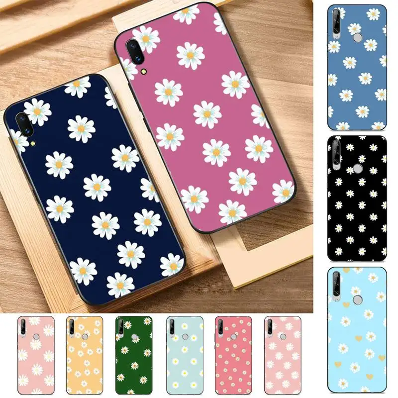 

Colorful Daisy Flowers Phone Case for Huawei Y 6 9 7 5 8s prime 2019 2018 enjoy 7 plus