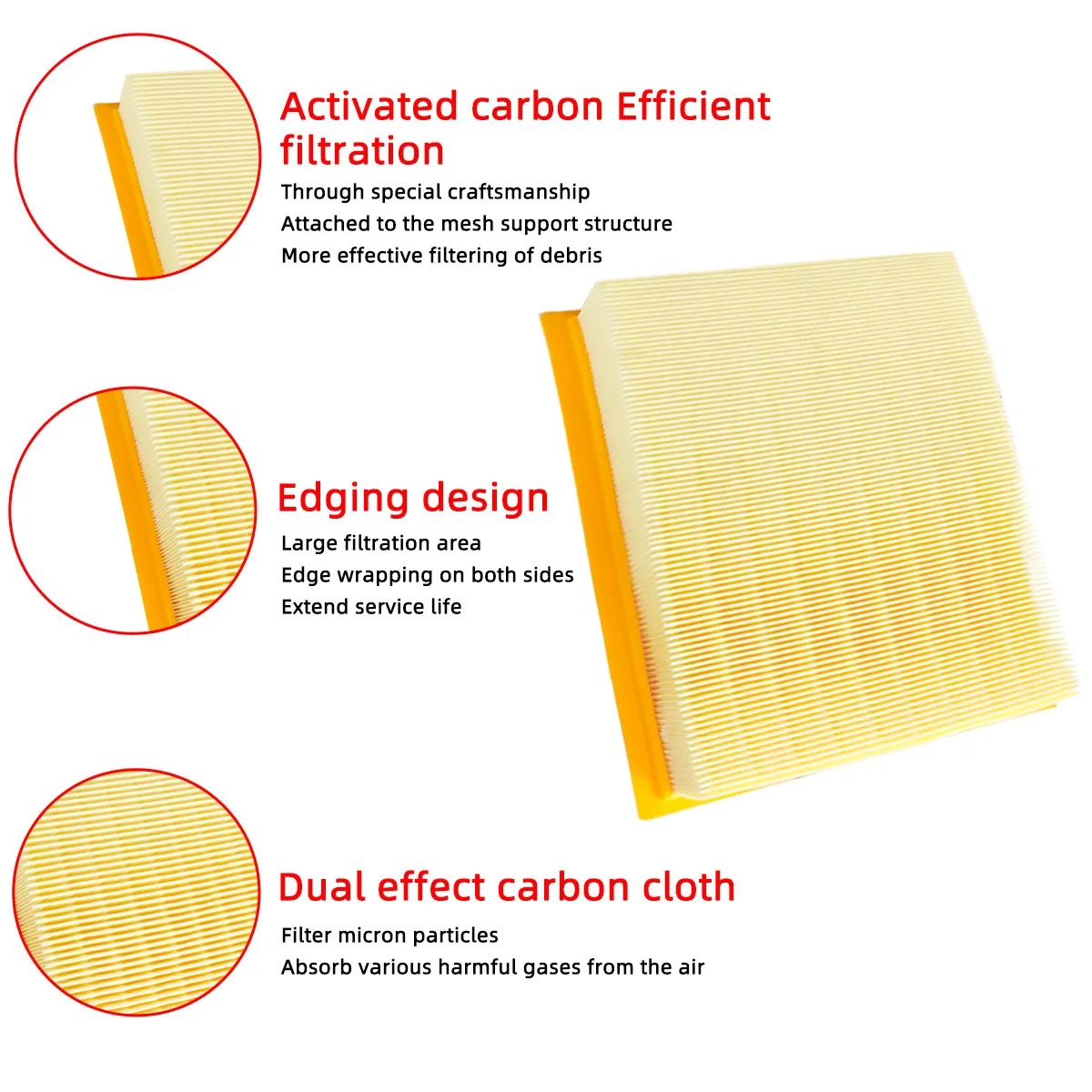 Воздушный фильтр салона двигателя автомобиля для Ford F-150 2009-2021 автофильтры