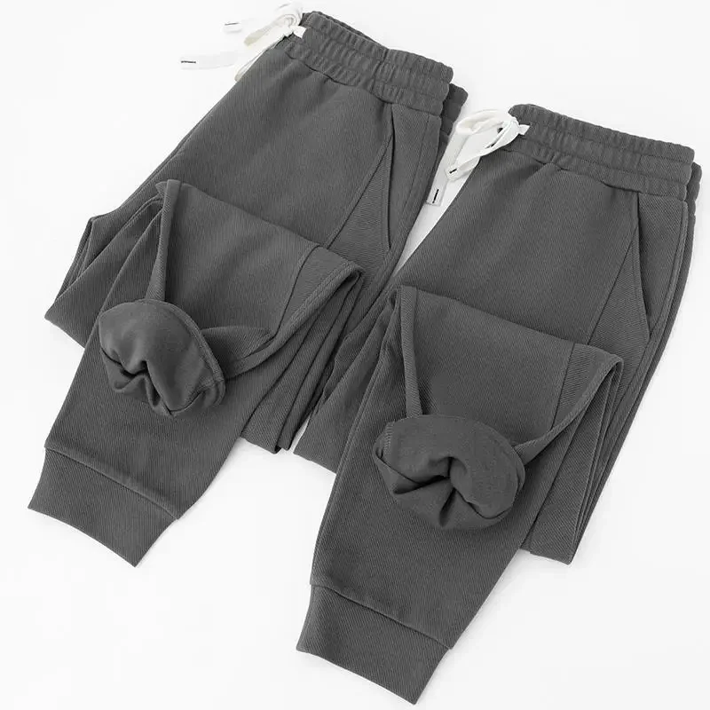

2023 Men Spring Summer New Solid Color Sports Pants Men's Drawstring Loose Trousers Male Straight Sweatpants Casual I459