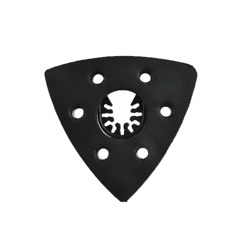 

3pcs Sanding Pad Oscillating Saw Blade 3x 93mm Flush Triangular Sanding Pad Oscillating Saw Blade For Fein SS EVA Black