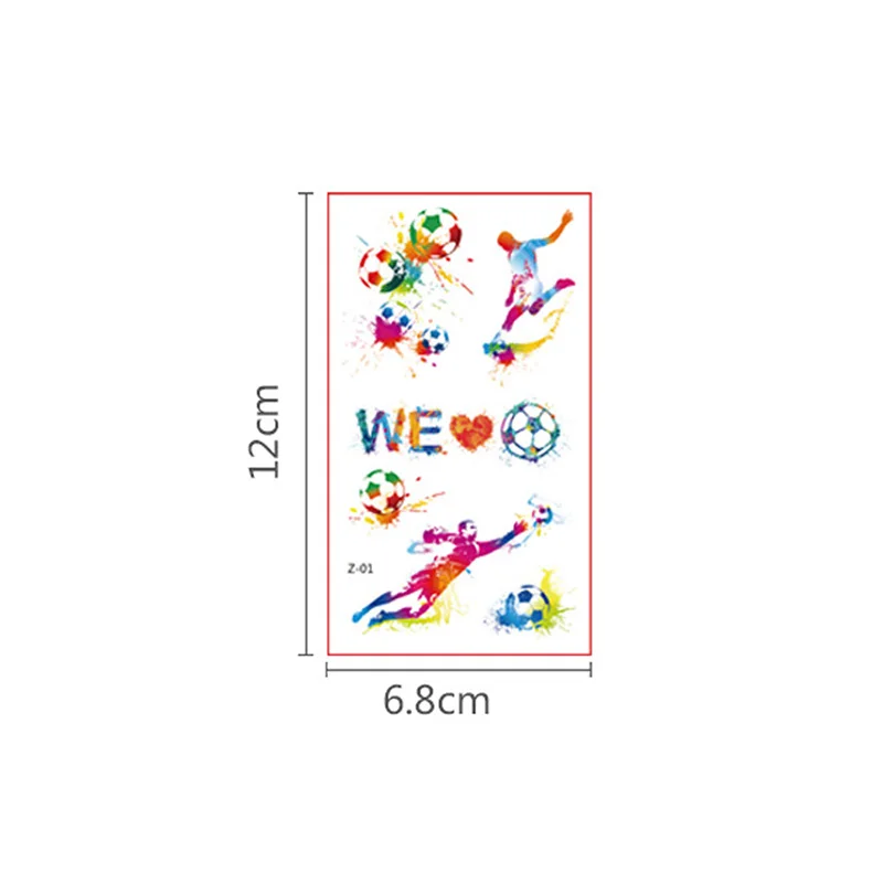 Футбол Баскетбол бейсбол Series Спортивная тату-наклейка мяч игры