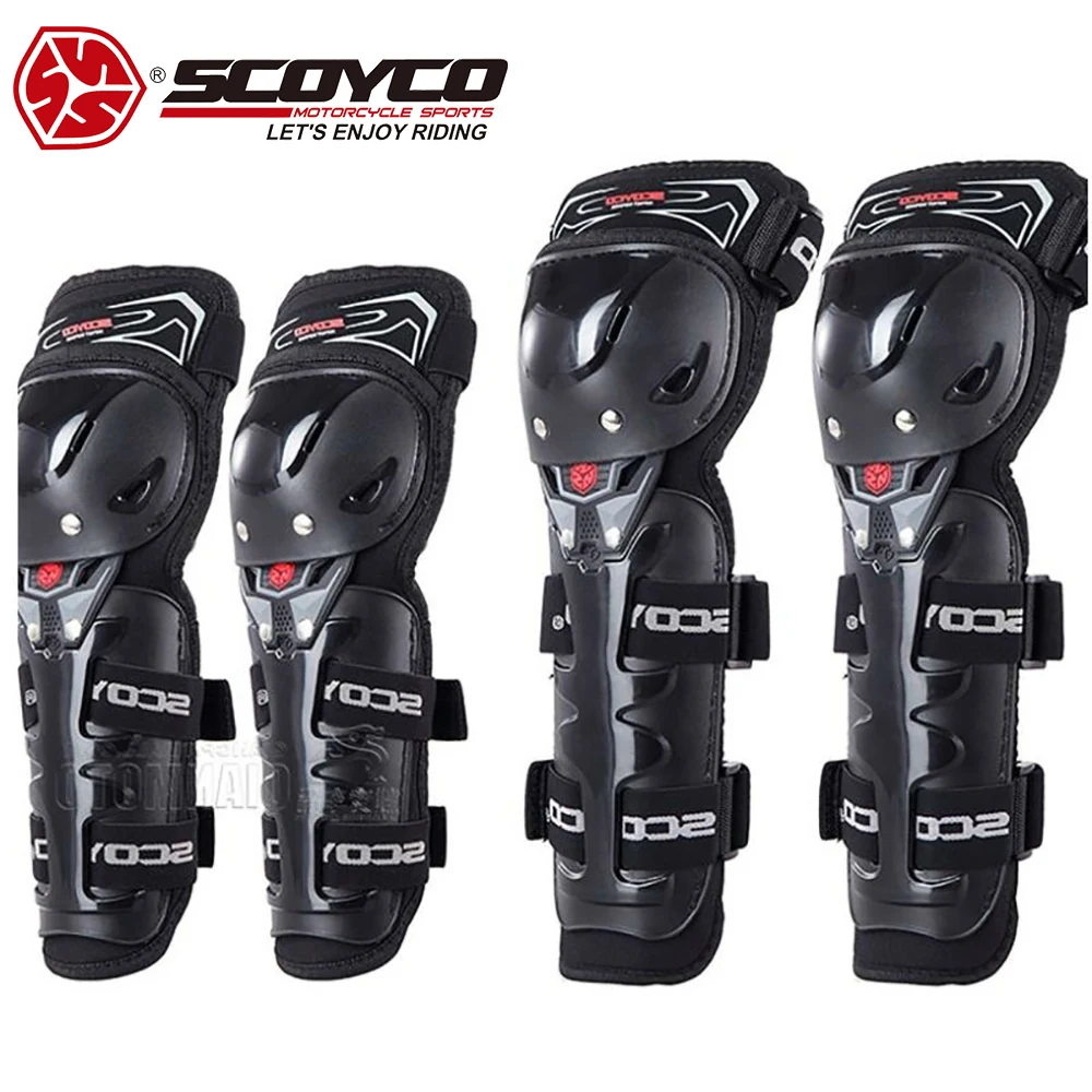 Наколенники для мотоцикла SCOYCO Защитные Налокотники мотокросса спортивное