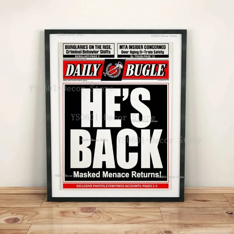 Miniso Disney Marvel Человек-паук ежедневные постеры и принты кино нет возможности ночи