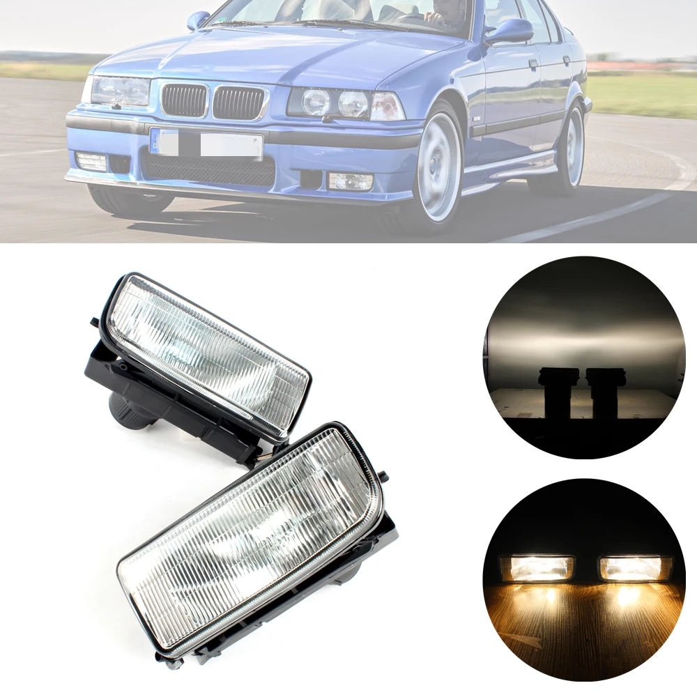 

Front Fog Light Lamp With Bulbs For BMW 3 Series E36 318 320 323 325 328i 1992 1993 1994 1995 1996 1997 1998
